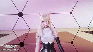 Mmd chung ha stress ahri kpop dance