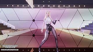 Mmd chung ha stress ahri kpop dance