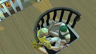 Nami threesome on going merry with robin blowjob and cum in mouth