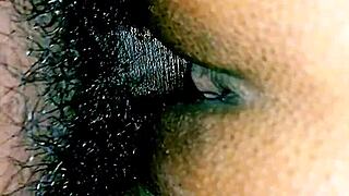 Riya Fantasy Closeup Shaved Pussy Fuck And Cum On Desi