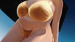 Bikini mommies enjoy threeway fun