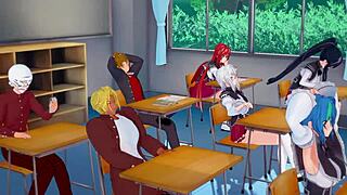 hs dxd ntr madness 4 coming inside rias akeno