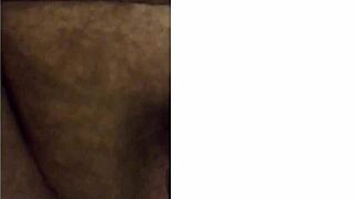 Katie masturbates her juicy pussy using vibrator close up