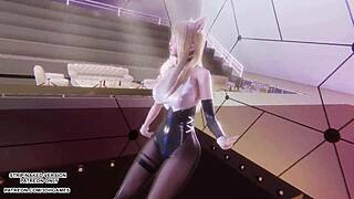 Mmd chung ha stress ahri kpop dance