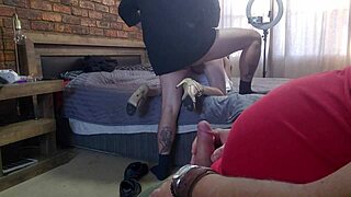 Cuckold Wife Dripping Strangers Creampie On Husbands Cock While He Jerks Off