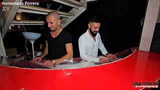 we meet two hot girls at the club for fun