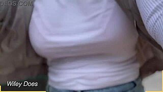 wifey is out in public braless on the bike