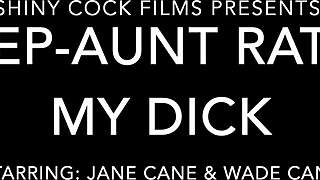 stepaunt rates my dick in roleplay with jane cane shiny cock films