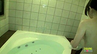 A shower a bath a cock suck and a good bed fuck for the asian mature lady