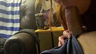Cheating neighbor sucks bwc in homemade pov scene