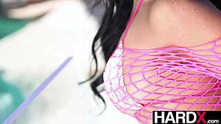 Hardx busty bootylicious mona azar gets her big ass pounded hard