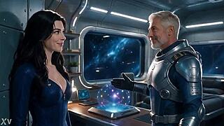 blue eyed girl railed by pilot ai