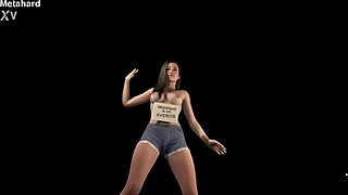 Dancing Topless Ai Verification Video