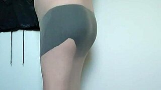 demonstration of bodysuit or bodystocking