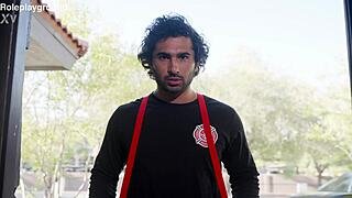does sophia locke drain the firefighters big cock
