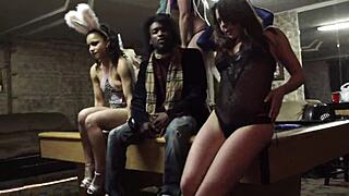 a first night pool table dance show