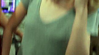 Blonde gets deepthroat and facial during pizza shop study break