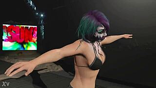Wwe 2k26 Asuka Shows Her Bikini Entrance In Game Video