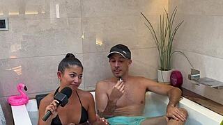 Entrevista En De Malena Ibiza A Scufotos En El Jacuzzi
