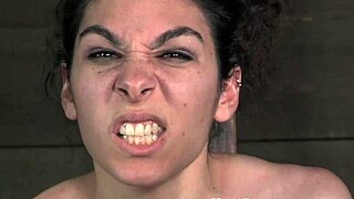 Clit pierced bdsm sub gets stimulated