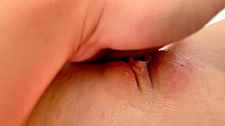 new vibrator makes wet creamy pussy closeup
