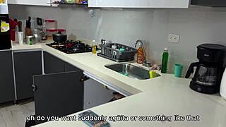 the plumber fucks me hard while my cuckold boyfriend calls