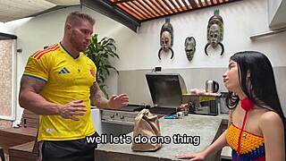 Dominating And Destroying The Ass Of Hot Colombian Delivery Girl