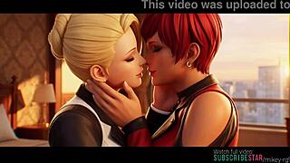 Mature x vice lesbian kissing the king of fighters ai generated