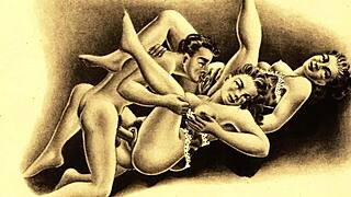 Vintage erotic art