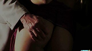 cumshot probably came from her big natural tits