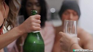 Interracial Foursome Lesbian Toying