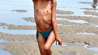 nude model beach photoshoot with ass
