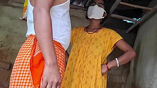 Indian bengali village bhabhi meets naughty devar again