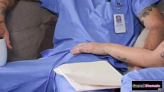Trans Nurse Daisy Gets Barebacked Hard