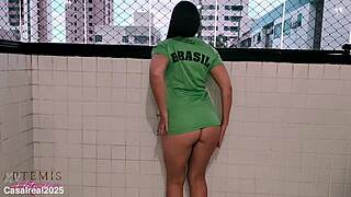 Married Milf Fan From Brazil Dances And Takes Off Her Clothes