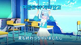 blue archive arona channel twelve features rabbit arona here