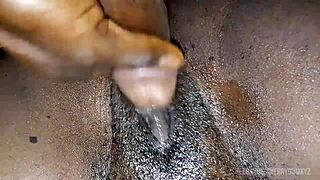 Deep deep pussy fucking with chubby girl squirting on monster cock
